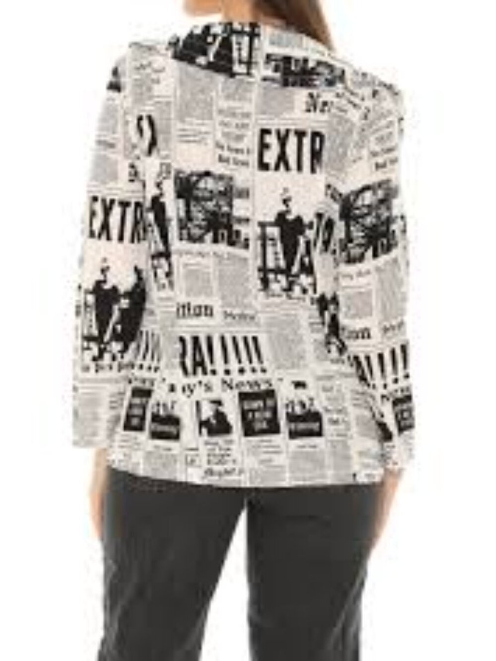 The North Face Limited Edition Berrien Jacket Newspaper Print Hooded Size L